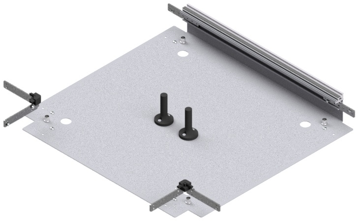 Produktbild UBK 500 802.25 -  T-Verbinder zu Unterflur-Bodenkanal UBK 500, 500x80mm